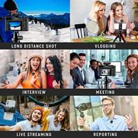Easypix MyStudio® Wireless Mic Duo Studiomicrofoon Dasspeld Zendmethode:Kabelgebonden, Radiografisch Incl. windkap, Incl. microfoonstatief USB-C Kabelgebonden, - thumbnail