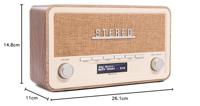 Denver DAB-18LW LIGHT WOOD Radio DAB, VHF (FM) Hout (licht) - thumbnail