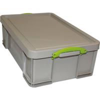 Really Useful Box opbergdoos 50 liter, gerecycleerd, grijs - thumbnail