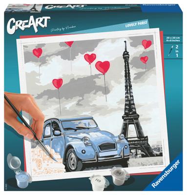 Ravensburger Schilderen Op Nummer Ravensburger creart schilderen op nummer - paris