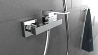 Douchemengkraan Schutte Tokyo II Chroom Schütte - thumbnail