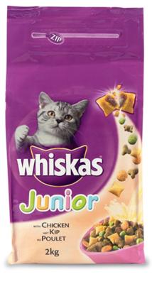 Kattenvoer Droog Junior Kip zak 1,9 kg Whiskas - Whiskas