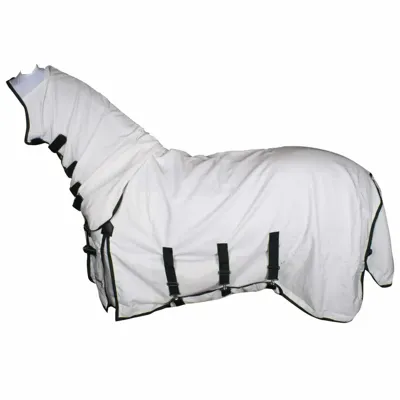 Shires Sweet Itch Combo vliegendeken wit maat:175 Shires Sweet Itch Combo vliegendeken wit maat:175