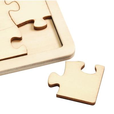 Colorations Maak je eigen houten puzzel, 6st.