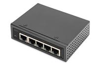 DIGITUS,Industriële,5-poorts,Gigabit,PoE,Extender,1-poorts,802.3bt,PoE,naar,4-poorts,802.3af/at - thumbnail