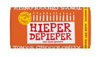 Chocolade Tony's Chocolonely melk karamel zeezout hieper de pieper reep 180gr - thumbnail