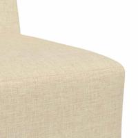 Fauteuil 55 cm stof crèmekleurig - thumbnail