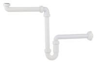 Kirchhoff Polypropyleen ruimtebesparende sifon voor wastafel, 1 1/4" x 32 mm - 98833518 - thumbnail
