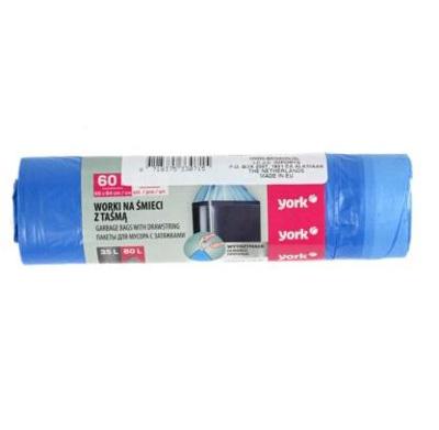 Benson Vuilniszak 60 liter met Trekband 12.5 Mic - 10 stuks Benson Vuilniszak 60 liter met Trekband 12.5 Mic - 10 stuks