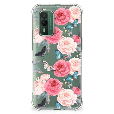Nokia XR21 Case Butterfly Roses Nokia XR21 Case Butterfly Roses