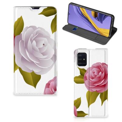 Samsung Galaxy A51 Smart Cover Roses Samsung Galaxy A51 Smart Cover Roses