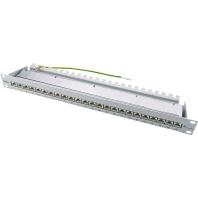 TELEGÄRTNER J02023A0052 Patch Panel K Class EA (diep) 24x RJ45, 48,36 cm (19 inch) lichtgrijs