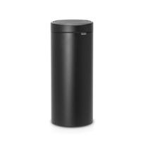 Brabantia Touch Bin New afvalemmer 30 liter mineral moonlight black - thumbnail