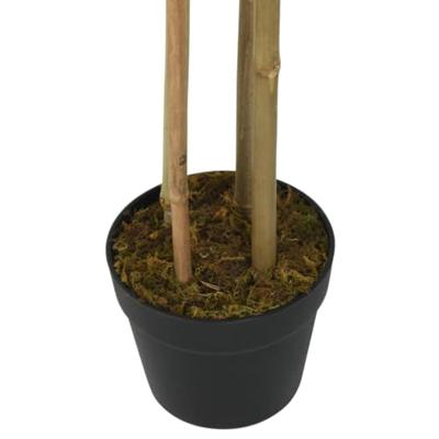 VidaXL Kunstplant bamboe 1216 bladeren 180 cm groen