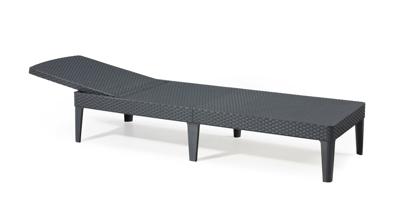 Solstol Allibert Jaipur Donker grijs 187 x 58 x 29 cm