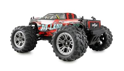 Amewi M-Land Rood Brushed 1:16 RC modelauto voor beginners Elektro Monstertruck 4WD RTR 2,4 GHz