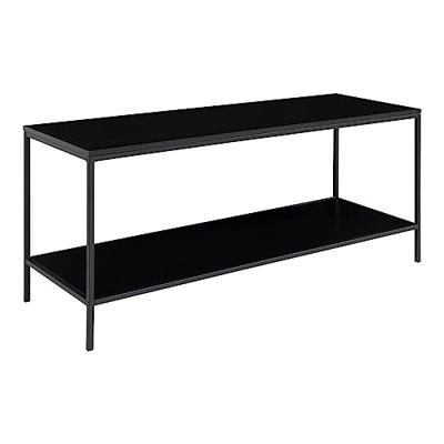 House Nordic Tv-meubel Avery met 2 schappen zwart