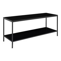 House Nordic Tv-meubel Avery met 2 schappen zwart - thumbnail