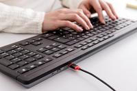 CHERRY Stream Desktop Recharge Zwart - thumbnail