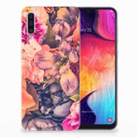 Samsung Galaxy A50 TPU Case Bosje Bloemen - thumbnail