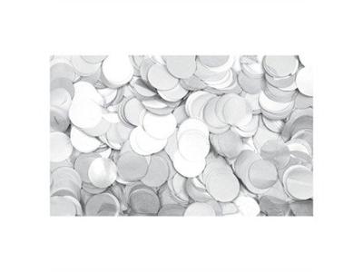 Showgear Metallic Confetti rond 1 kg 55 mm, wit Showgear Metallic Confetti rond 1 kg 55 mm, wit