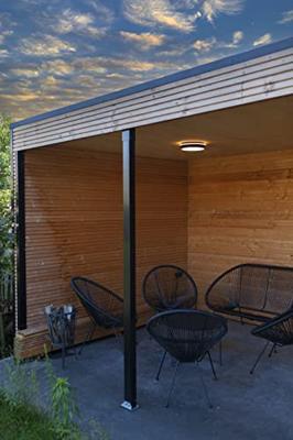 Lutec Unieke wandlampGoleta zwart - 5205801012