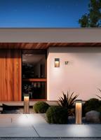 Trio Design wandlampSalmon grijs met hout - 246960135 - thumbnail