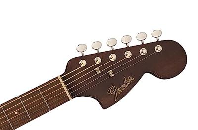 Fender Monterey Standard WN Natural elektrisch-akoestische westerngitaar met gigbag