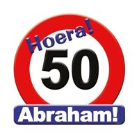 Huldeschild Abraham 50 jaar - thumbnail