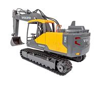 Carson Modellsport 907339 Raupenbagger Volvo 1:16 RC functiemodel voor beginners Elektro Bouwvoertuig Incl. accu, oplader en batterijen voor de zender - thumbnail