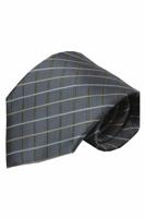 Alberto Vincelli Grijze zijden stropdas Renate 01 - thumbnail