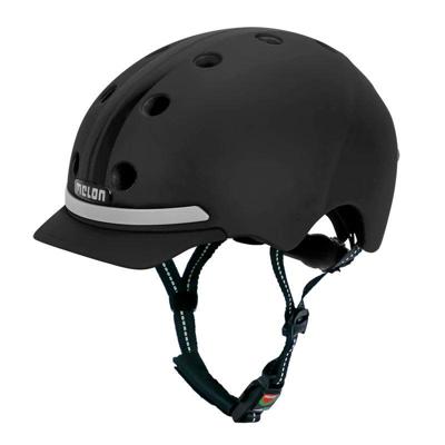 Melon helm met verlichting e-series black ice m-l