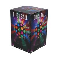 Disco Led bal 20 cm zwart - thumbnail