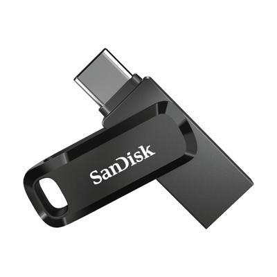 SanDisk Ultra Dual Drive Go USB-stick smartphone/tablet Zwart 256 GB USB-A 3.2 Gen 1, USB-C SanDisk Ultra Dual Drive Go USB-stick smartphone/tablet Zwart 256 GB USB-A 3.2 Gen 1, USB-C
