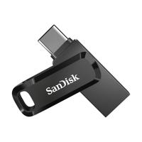 SanDisk Ultra Dual Drive Go USB-stick smartphone/tablet Zwart 256 GB USB-A 3.2 Gen 1, USB-C - thumbnail