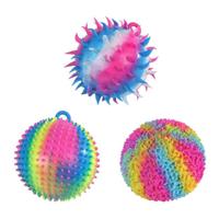 Pufferbal Funky Mania rainbow 18cm - thumbnail