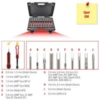 KS Tools 154.0155 Set ontgrendelingsgereedschap, 10-delig voor Opel/GM stekkercontacten - thumbnail