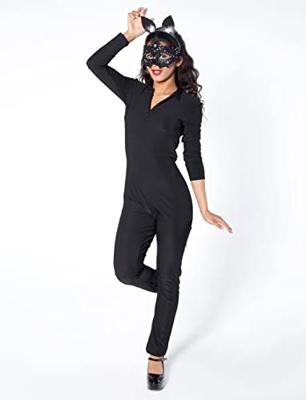 Catsuit Jersey zwart