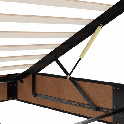 Bedframe zonder matras 100x200 cm fluweel zwart