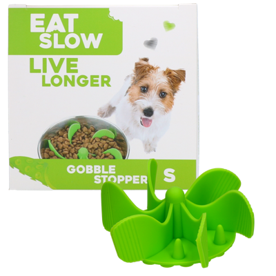 Eat Slow Live Longer Gobble Stopper Groen S