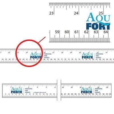 Aquaforte Meetlint Sticker - Zelfklevend en Waterbestendig voor Vijverbeheer - 95cm/37.5inch