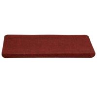 VidaXL Trapmatten zelfklevend 15 st 65x24,5x3,5 cm rood - thumbnail