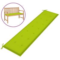 VidaXL Tuinbankkussen 200x50x3 cm oxford stof heldergroen - thumbnail