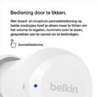 Draadloze hoofdtelefoon Belkin AUC009BTWH Wit - thumbnail