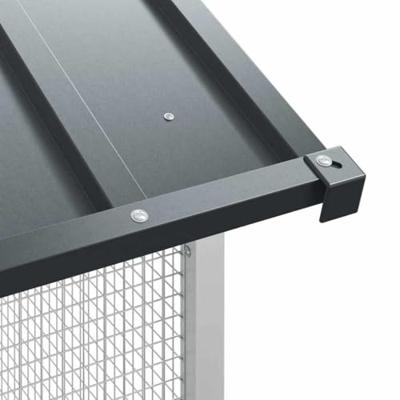 Vogelkooi Antraciet 165 x 165 x 200 cm Gegalvaniseerd staal