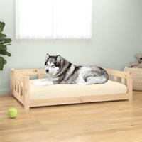 VidaXL Hondenmand 105,5x75,5x28 cm massief grenenhout - thumbnail