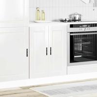 Keuken onderkast "Porto" bewerkt hout hoogglans wit - thumbnail