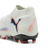 PUMA Future 8 Pro Gras / Kunstgras Voetbalschoenen (MG) Wit Felrood Blauw - thumbnail