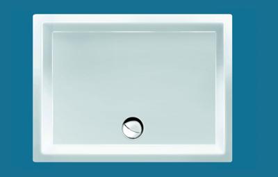 Xenz Society douchebak 100x80x12cm rechthoek Acryl Antraciet 6875-05