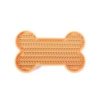 MARTIN LIKMAT BOT MET ZUIGNAPPEN SILICONEN GEEL - thumbnail